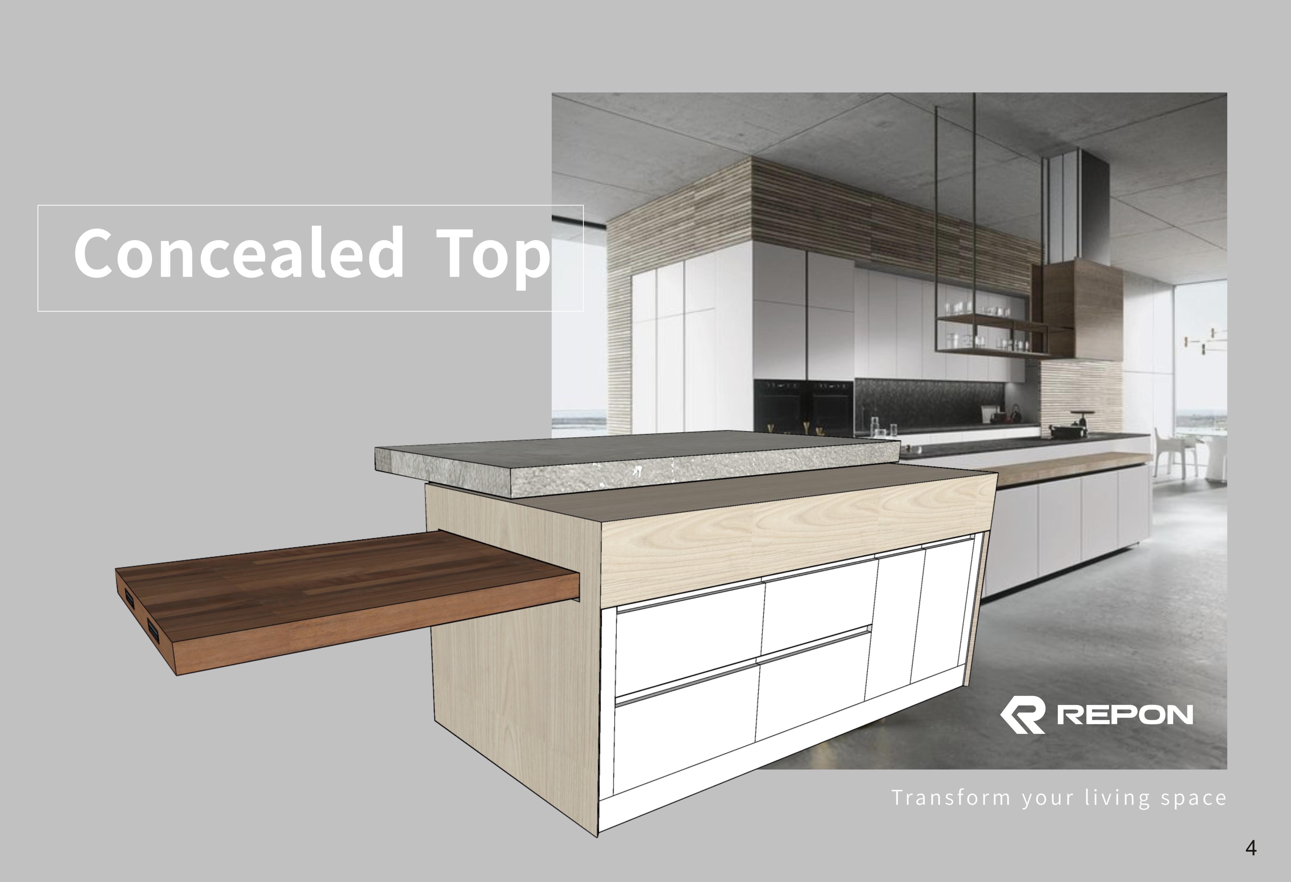 REPON Total Soultion -  Kitchen island Top Series 